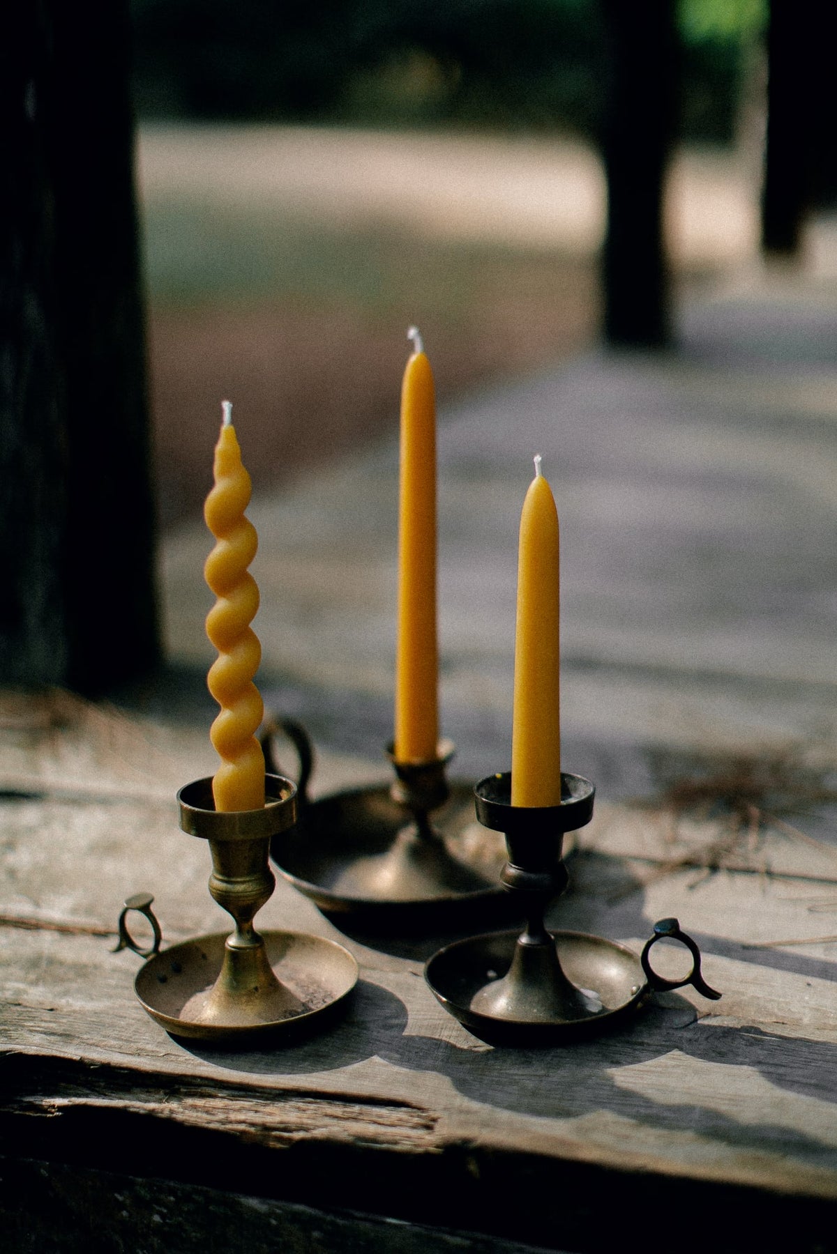 Pure Beeswax Taper Candles